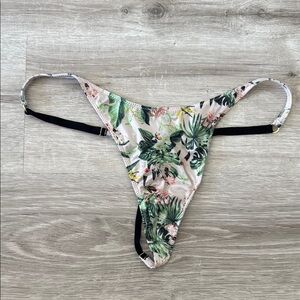 Victoria Secret Floral G String with Chains